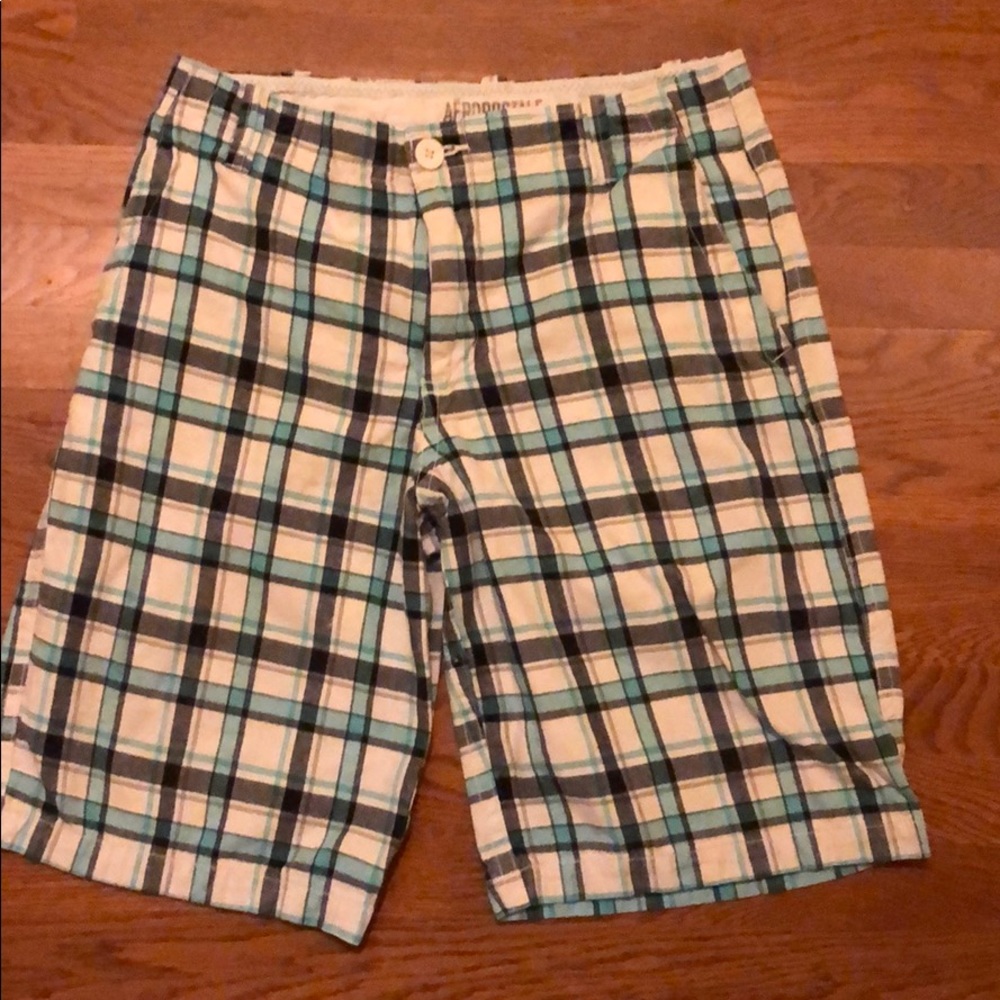 EUC Aeropostale shorts blue, turquoise, & white